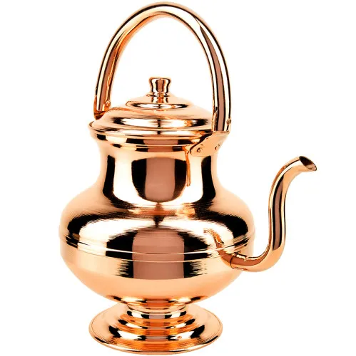 Чайник большой 2,5л медь на ножке