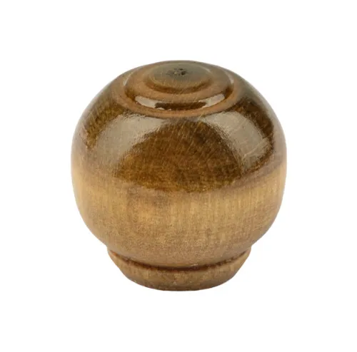 Шишка, хваток для самовара, круглая, большая, цвет «Дуб»