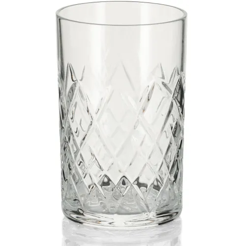 Стакан для подстаканника хрустальный «Ромбики крупные»