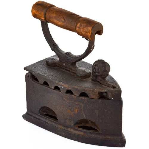 Утюг угольный «Винтаж», антикварный, чугунный 