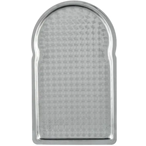 Поднос для самовара формы «Матрёшка малая», «Кружево» серебристый