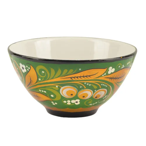 Капельник для самовара малый с художественной росписью «Ландыши на зелёном»