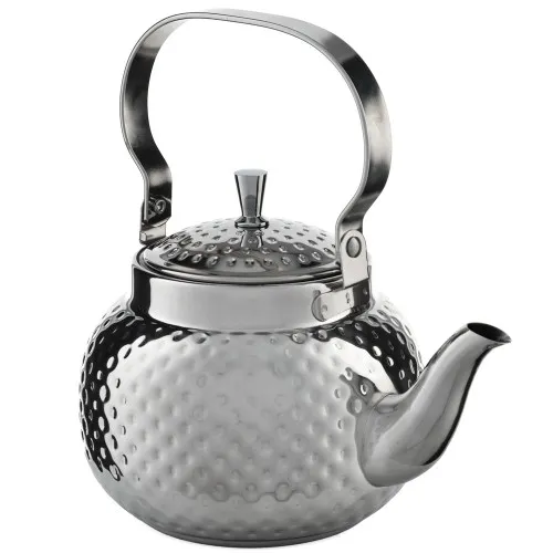 Чайник заварочный 1 литра круглый, нержавеющая сталь