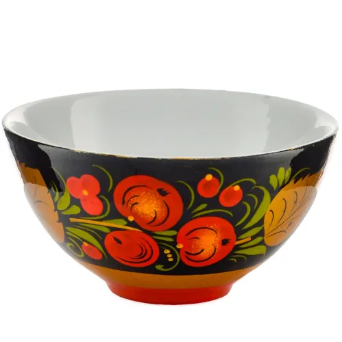 Капельник для самовара малый с художественной росписью «Хохлома с яблочками» 