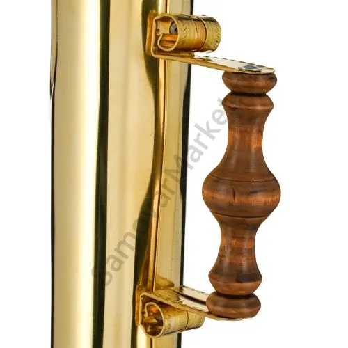 Труба для самовара золотая с состаренной деревянной ручкой в ассортименте Труба для самовара золотая с состаренной деревянной ручкой в ассортименте