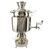 Биосамовар антикварный жаровой на спирте 8 литров формы «Фонарь» Б.Г. Тейле, серебристый