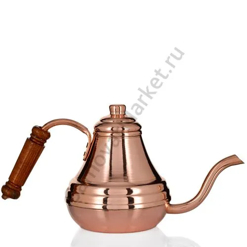 Чайник заварочный для самовара малый 0,25 литра, медный