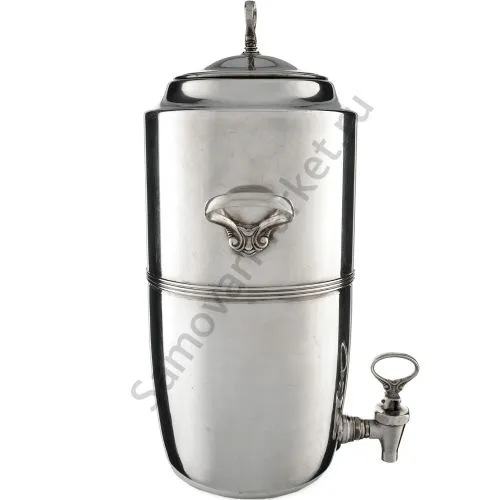 Диспенсер для напитков 14 литров, мельхиор