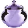Сахарница фарфоровая с фиолетовым напылением 