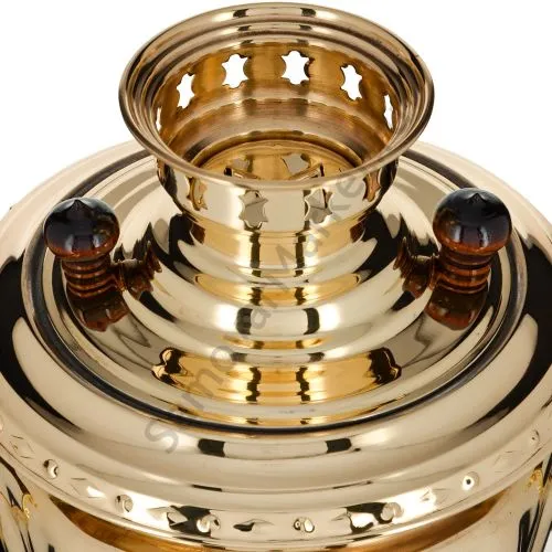 Самовар электрический 3 литра формы «Рюмка», золотой, категория «Стандарт»