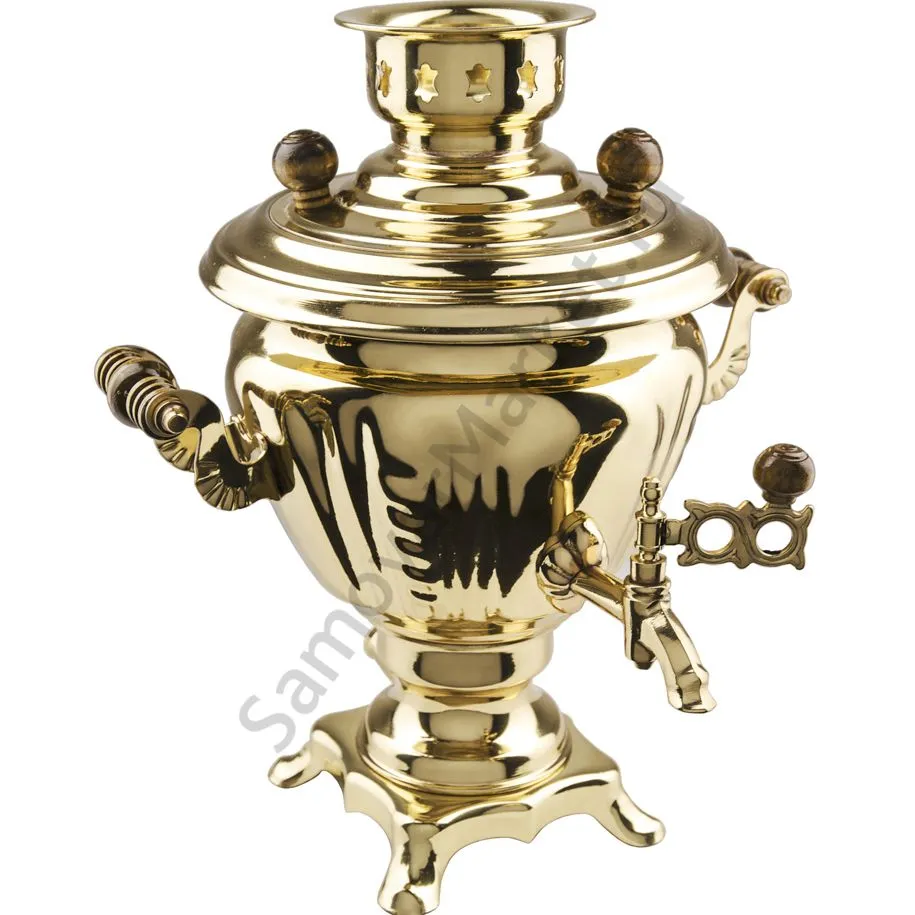 Самовар электрический 2 литра формы «Чаша», золотой, категория «Стандарт» Самовар электрический 2 литра формы «Чаша», золотой, категория «Стандарт»