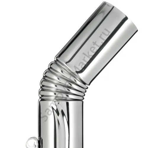 Труба для самовара серебристая с деревянной, состаренной ручкой в ассортименте Труба для самовара серебристая с деревянной, состаренной ручкой в ассортименте