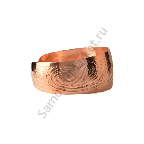 Браслет медный «Узоры»