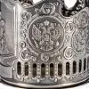 Подстаканник никелированный с чернью «Георгий Победоносец»