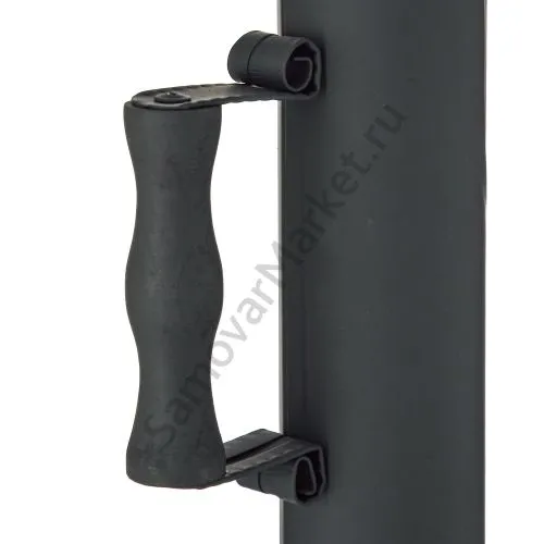 Труба для самовара патинированная диаметром 65 мм с деревянной ручкой, «Графит» Труба для самовара патинированная диаметром 65 мм с деревянной ручкой, «Графит»