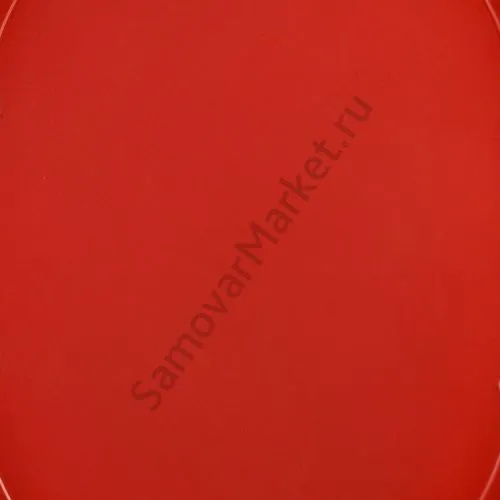 Поднос для самовара овальный, красный (Китай) 