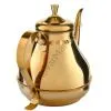 Чайник заварочный 1 литр фигурный, золотистый