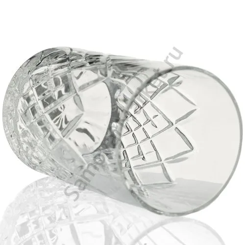 Стакан для подстаканника хрустальный «Ромбики крупные»
