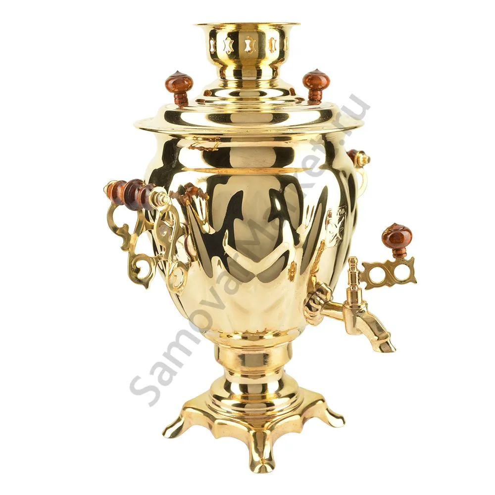 Самовар электрический 3 литра формы «Жёлудь», золотой, категория «Стандарт» Самовар электрический 3 литра формы «Жёлудь», золотой, категория «Стандарт»