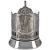 Подстаканник никелированный с чернью «Спасская башня»