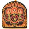 Грелка на заварочный чайник колпак «Матрёшки с клубникой»
