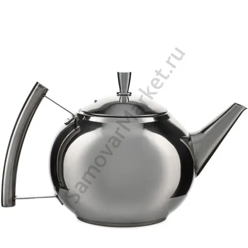 Чайник заварочный 1,2 литра круглый, нержавейка