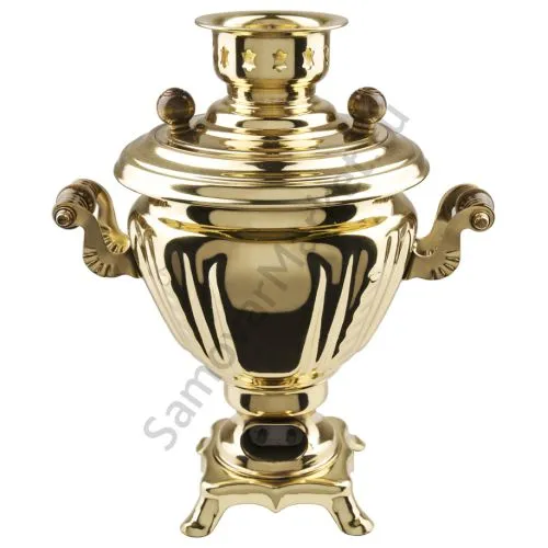 Самовар электрический 2 литра формы «Чаша», золотой, категория «Стандарт»