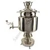 Биосамовар антикварный жаровой на спирте 8 литров формы «Фонарь» Б.Г. Тейле, серебристый