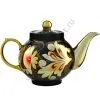Чайник заварочный для самовара с художественной росписью «Кудрина чёрная»