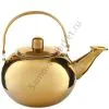 Чайник заварочный 0,8 литра круглый, золотистый