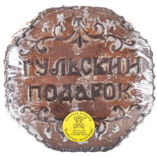 Пряник «Тульский подарок», начинка варёная сгущёнка, 500 гр.