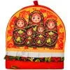 Грелка на заварочный чайник колпак «Матрёшки хохлома»