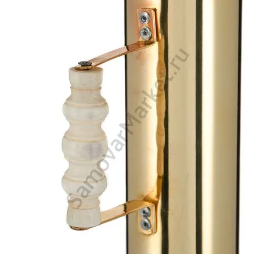 Труба для самовара золотая с ручкой кость «Люкс» в ассортименте Труба для самовара золотая с ручкой кость «Люкс» в ассортименте
