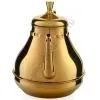 Чайник заварочный 1 литр фигурный, золотистый