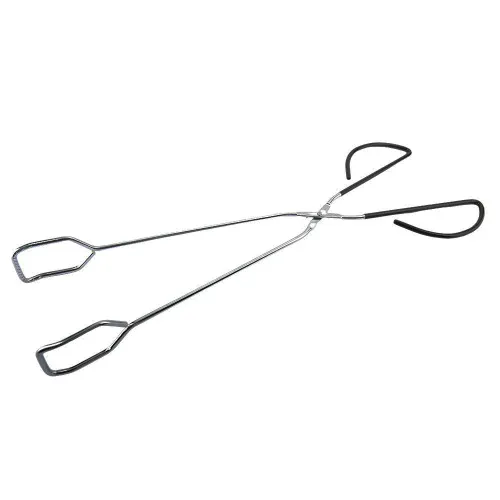 Щипцы для углей ножницами с силиконовой ручкой, длина 400 мм