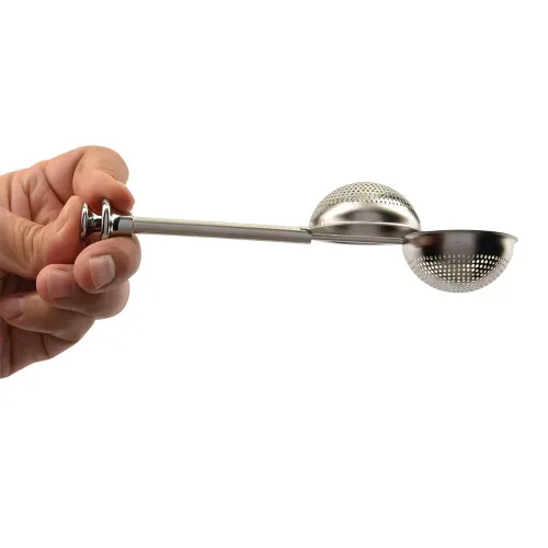 Заварочное ситечко «Ложка раздвижная», серебристое