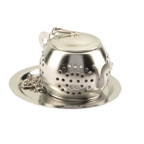 Заварочное ситечко «Чайник», серебристое