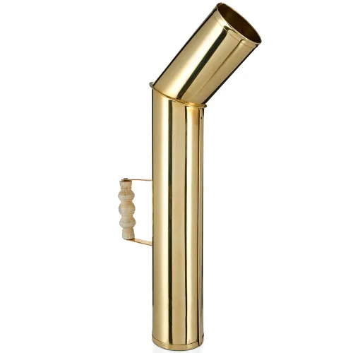 Труба для самовара золотая с ручкой кость «Люкс» в ассортименте Труба для самовара золотая с ручкой кость «Люкс» в ассортименте