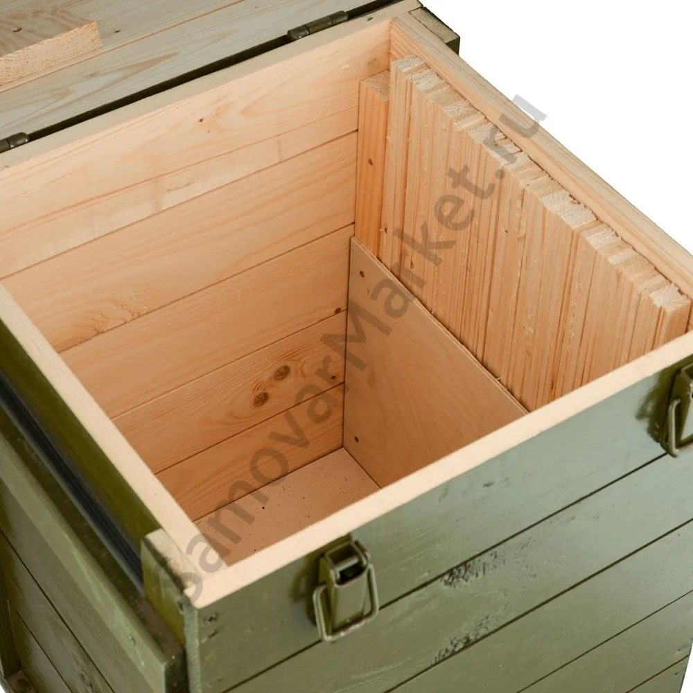 Ящик деревянный для самовара до 5 литров, полевой