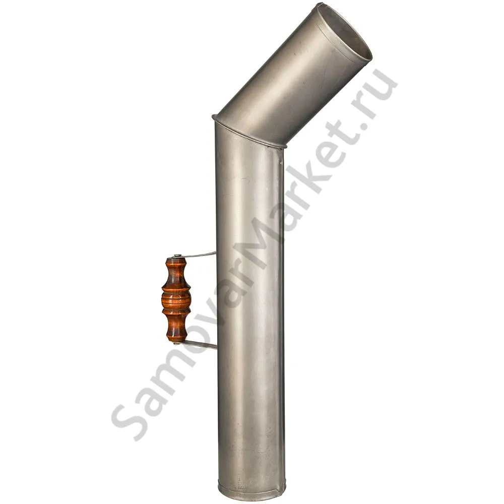 Труба 65 мм для самовара серебристая с травлением по никелю «Люкс» Труба 65 мм для самовара серебристая с травлением по никелю «Люкс»