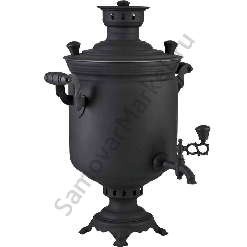 Самовар комбинированный 7 литров формы «Банка», категория «Эксклюзив», «Графит» Самовар комбинированный 7 литров формы «Банка», категория «Эксклюзив», «Графит»