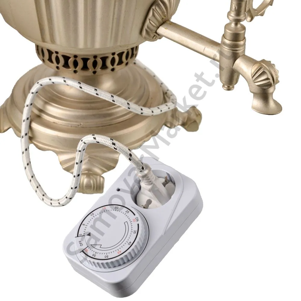 Розетка-таймер для отключения электрического самовара Розетка-таймер для отключения электрического самовара