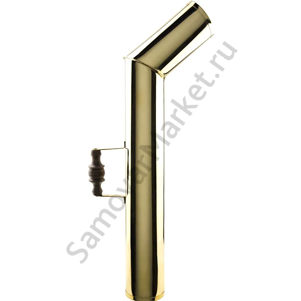 Труба для самовара золотая с деревянной состаренной ручкой «Люкс» в ассортименте Труба для самовара золотая с деревянной состаренной ручкой «Люкс» в ассортименте
