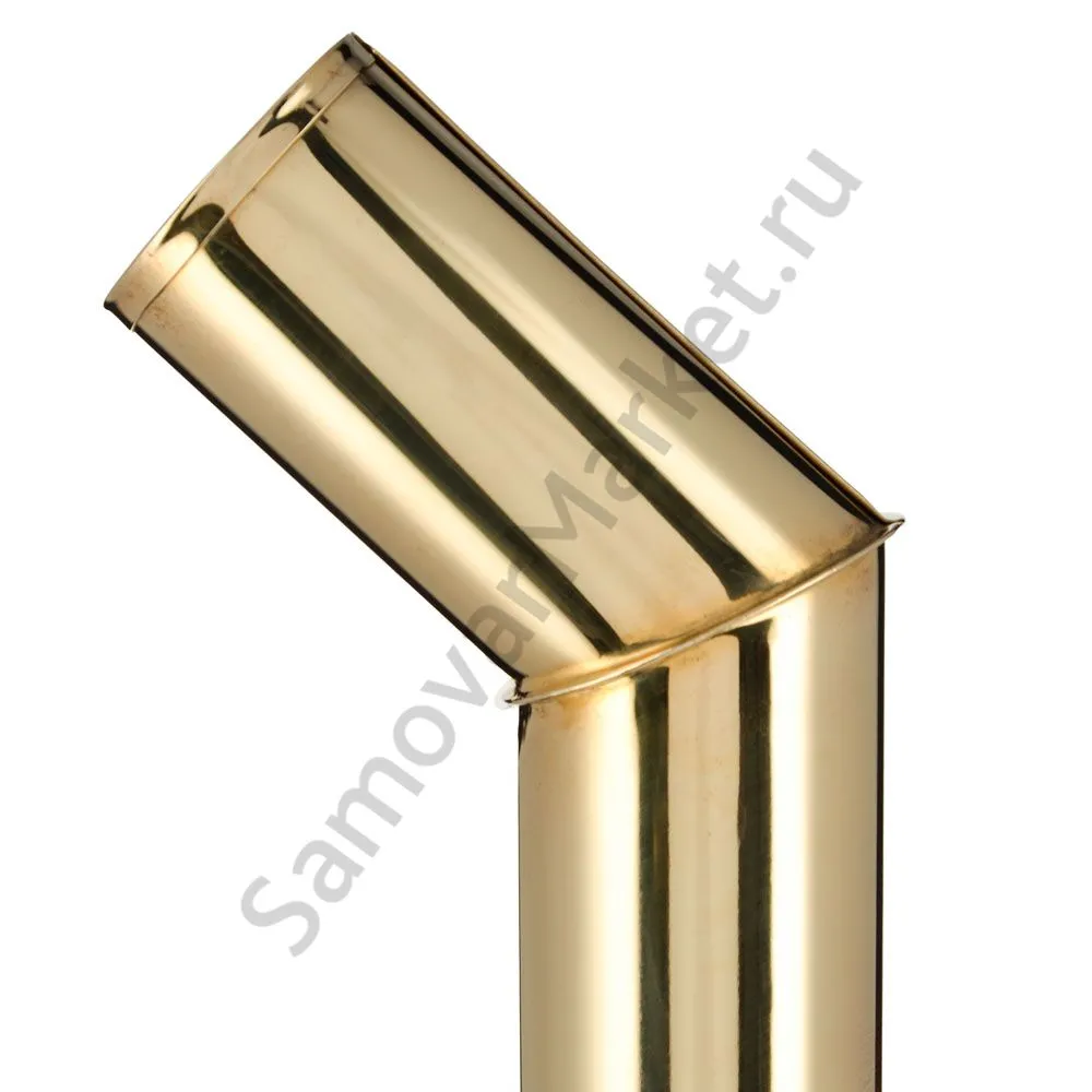 Труба для самовара золотая с ручкой кость «Люкс» в ассортименте 